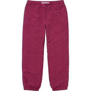 SUPREME Paneled Warm Up Pant‎ Plum Size Small